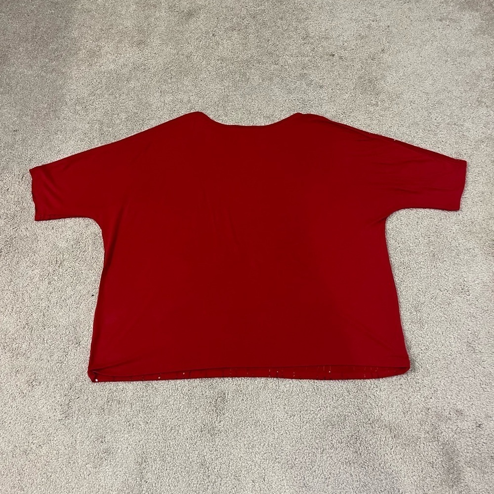 Catherines 3/4 Sleeve Sequin Top - Picture 6 of 6